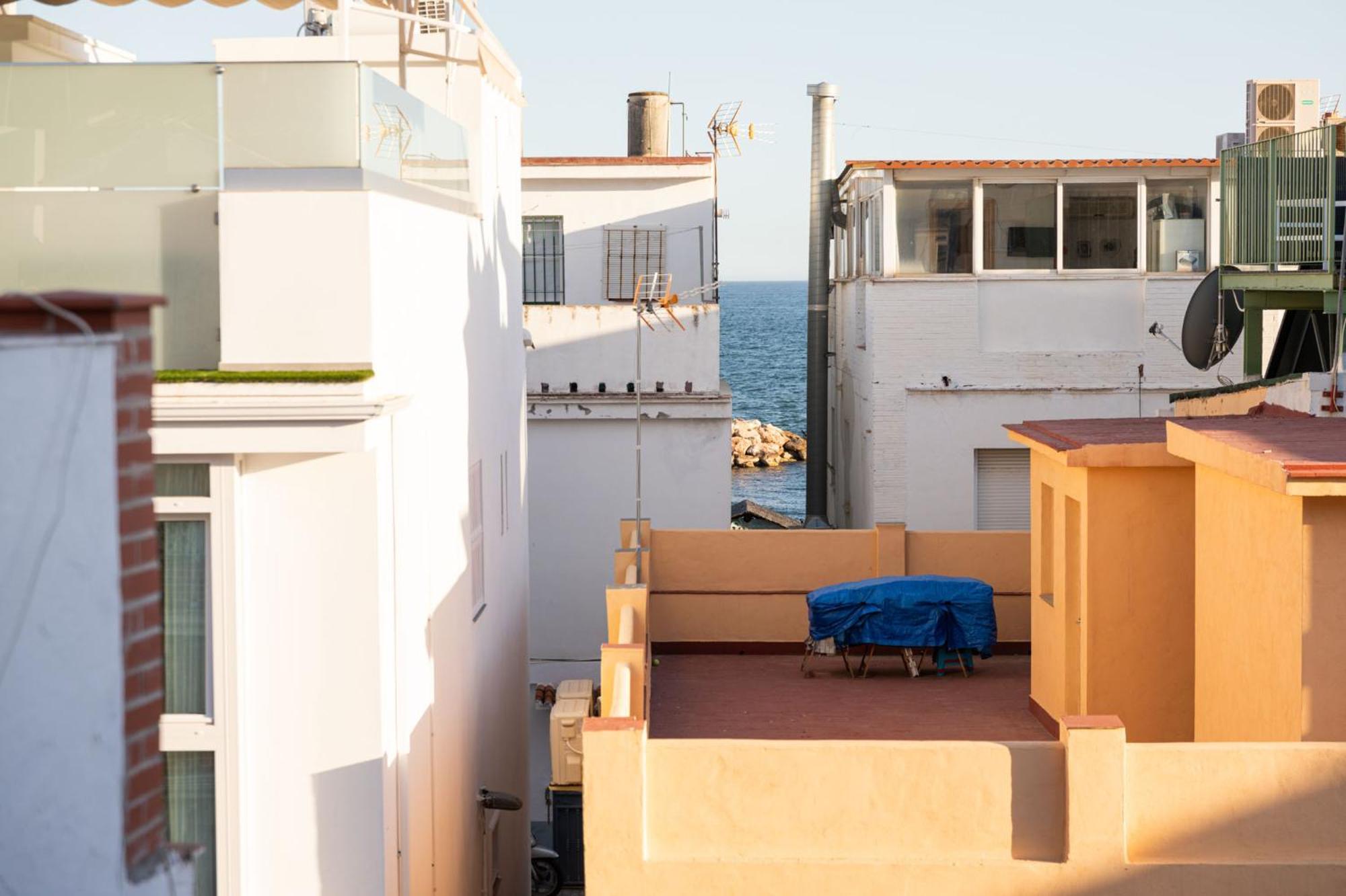Premium Malaga Beach With Terrace Buitenkant foto