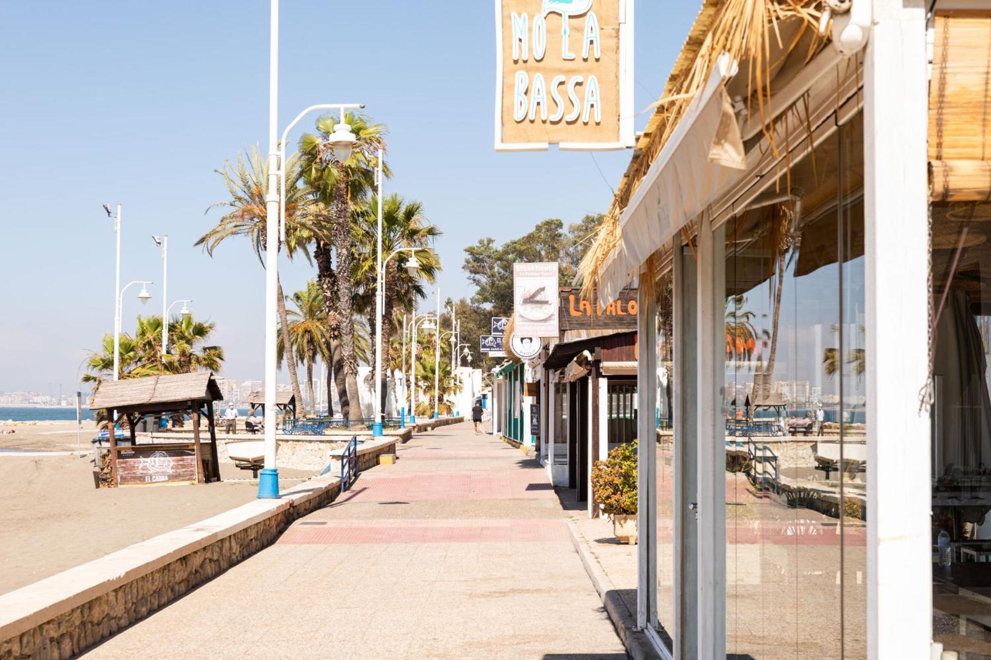 Premium Malaga Beach With Terrace Buitenkant foto