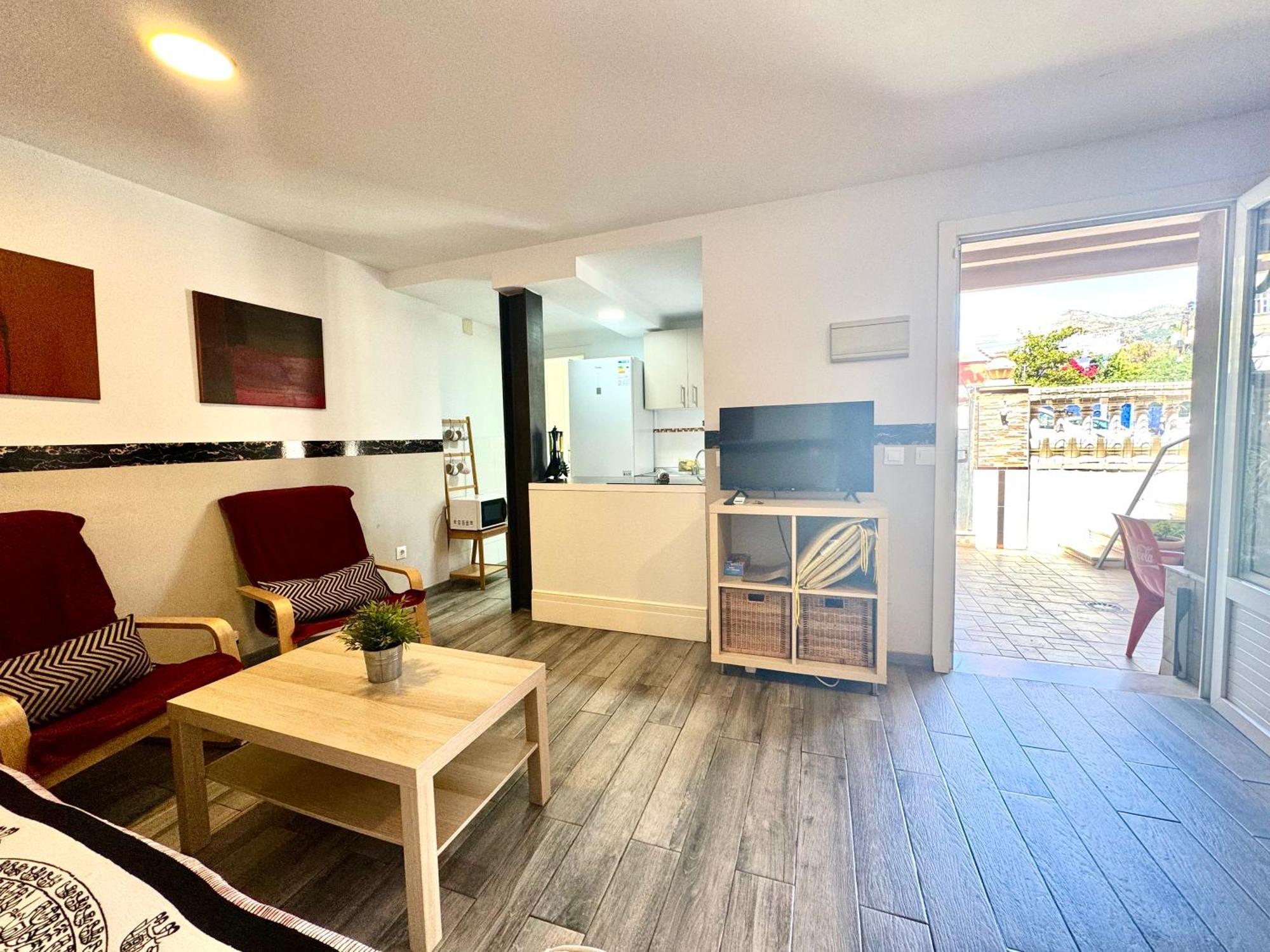 Premium Malaga Beach With Terrace Buitenkant foto